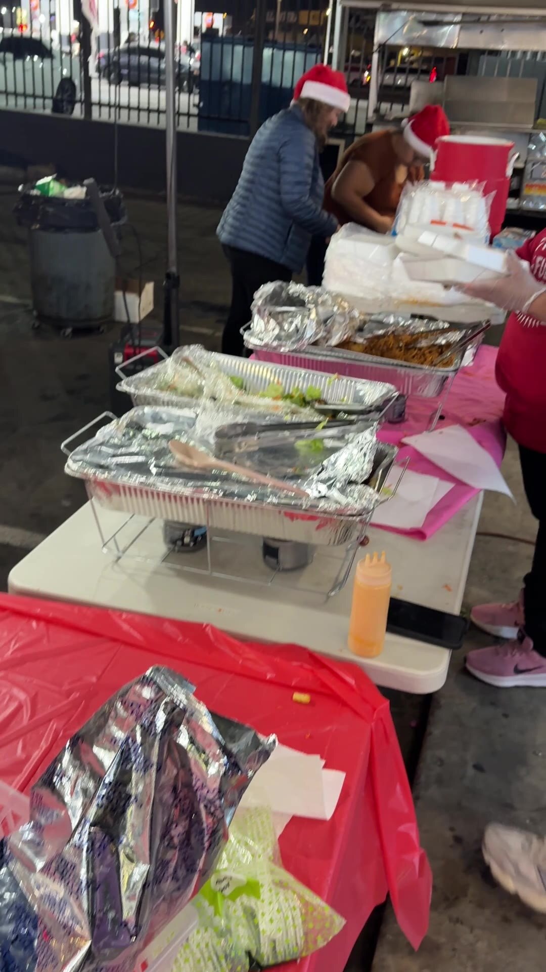 Christmas food service